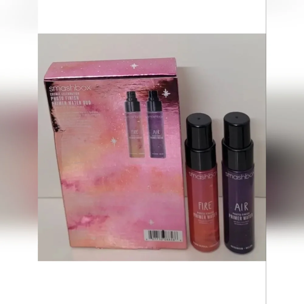 2 x SMASHBOX Photo Finish Primer Water Duo FIRE and AIR TRAVEL SIZE